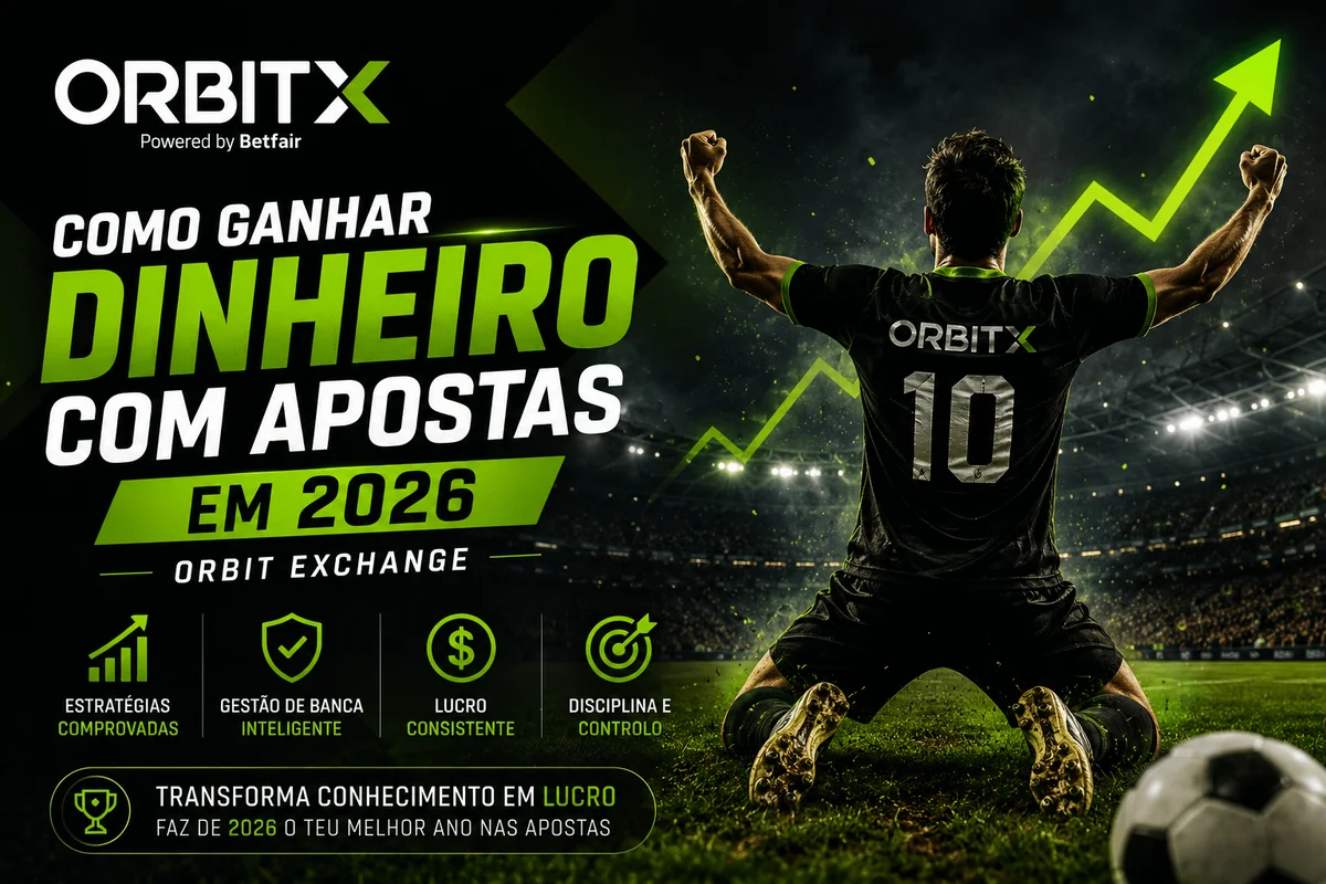 How to make money betting in 2026 — OrbitX player celebrating victory at stadium with proven strategies