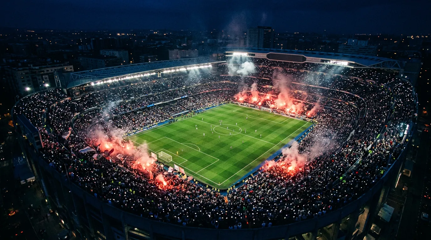 Football stadium at night - the best odds on Orbit Exchange